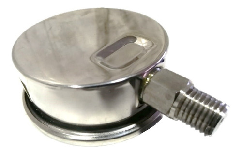 Manómetro Glic 0a1000 Psi Conex Vertical Inox Caratula 4 Pul