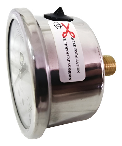Manómetro Glicerina 0a40psi Conex Trasera Caratula 4 PuLG