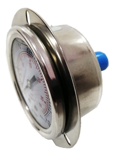 Manómetro Glicerina 0a30 Psi Conex Trasera Caratula 2.5 PuLG
