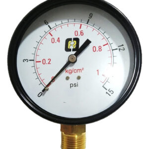 Manometro Seco 0a15 Psi Conex Vert 1/2 Bronce Cara 4 Pul