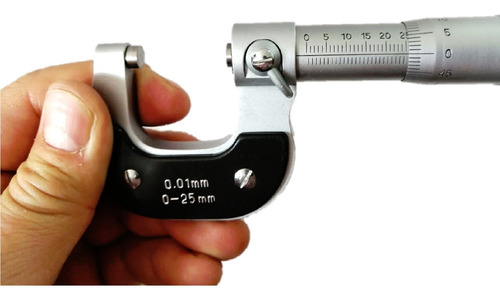 Calibrador Micrómetro Para Exteriores De 0-25 X 0.01mm