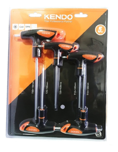 Juego De Llaves Torx 5 Piezas