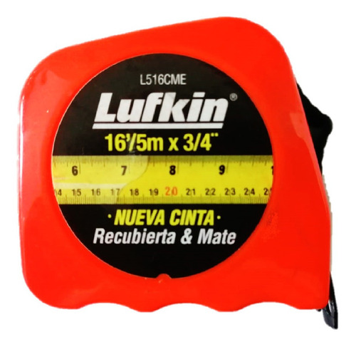 Flexómetro Lufkin 5 m x 3/4" Cinta Métrica Medida Continua para Medición Uso Profesional - Imagen 6