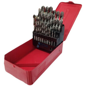 Brocas Juego Acero Rapido 1/16-1/2 De 29 Piezas Caja Metal
