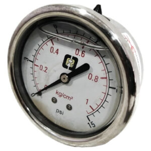 Manómetro Glicerina 0a15 Psi Conex Trasera Carat 2.5 PuLG