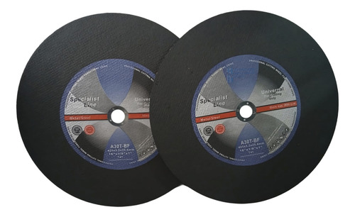 Disco Corte Metal 16 Pulgadas X 1/8  3800 Rpm Tronzadora Gris Oscuro