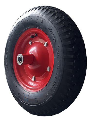 Llanta 16 Pulgadas Para Carretilla Con Neumatico / 400-8