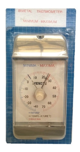 Termómetro Bimetálico Máxima–Mínima – Rango -40 °C a 70 °C - Imagen 3