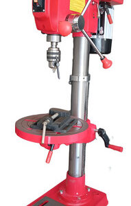 Taladro De Banco De Alta Precisión 1/2 Hp Con Prensa Rojo 110v