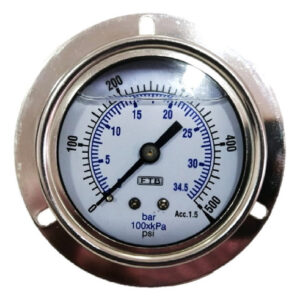 Manometro Glicerina 0a500 Psi Conex Trasera Caratu 2.5 PuLG