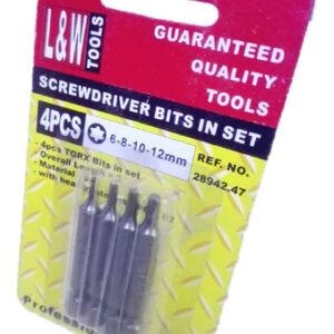 Juego Puntas Torx // Para Celular 4 Piezas De 6/8/10/12