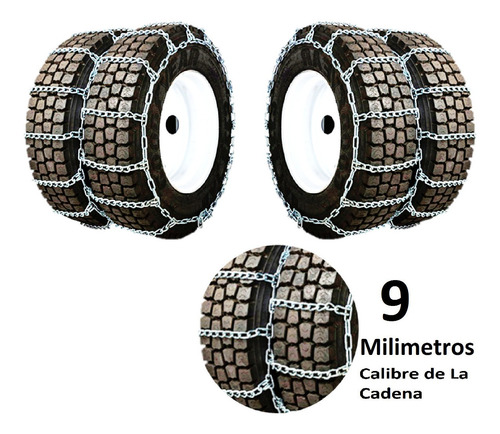 Cadena Para Llanta Rin 22.5/1200 De 9mm/ Para Lluvia Y Barro