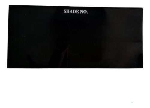 Vidrio Rectangular Para Careta De Soldar #10 Negro