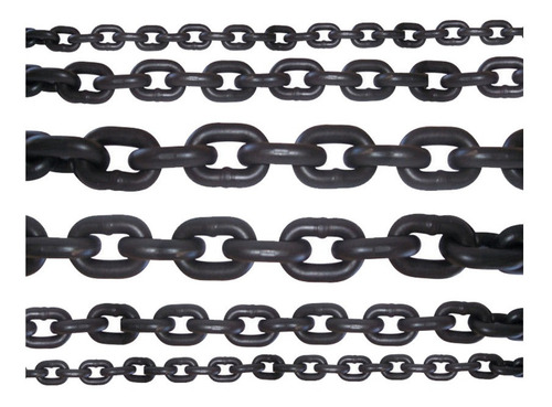 Cadena Eslabonada Alta Resistencia 1/2″ GRADO 80 Certificada X 1 Metro